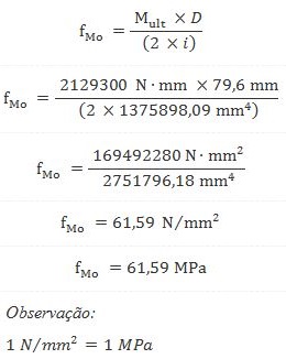 exemplo: resistência à flexão